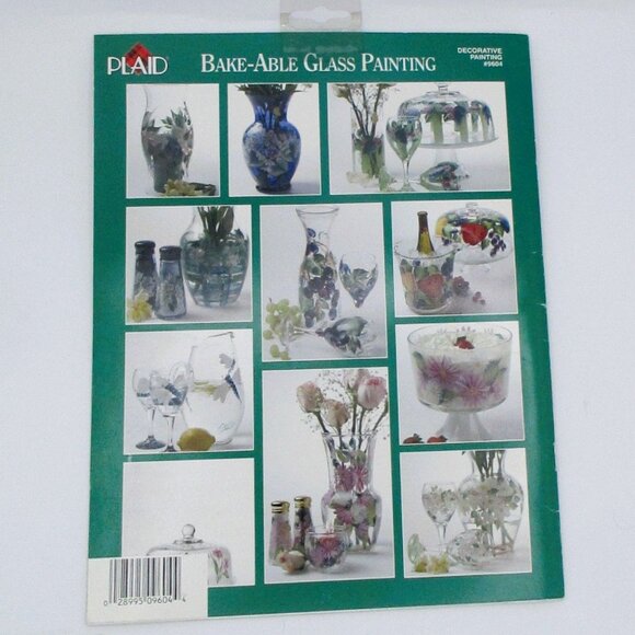 Plaid Bake-Able Glass Painting Book By Donna Dewberry - Picture 2 of 5